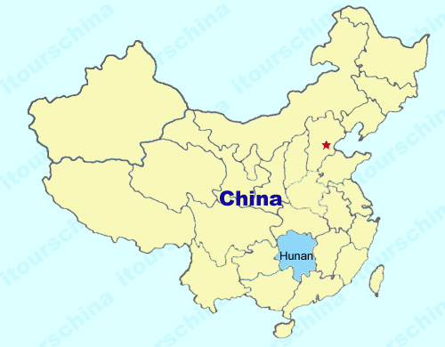 Hunan Map, Map of China, Hunan Province Maps